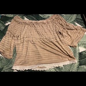 Off the shoulder blouse